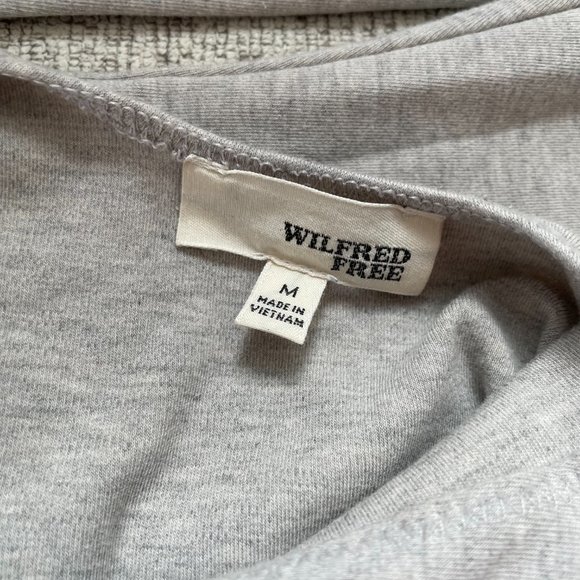 Wilfred Free Long Sleeve Bodysuit (Beige, Size Medium) - Picture 3 of 3